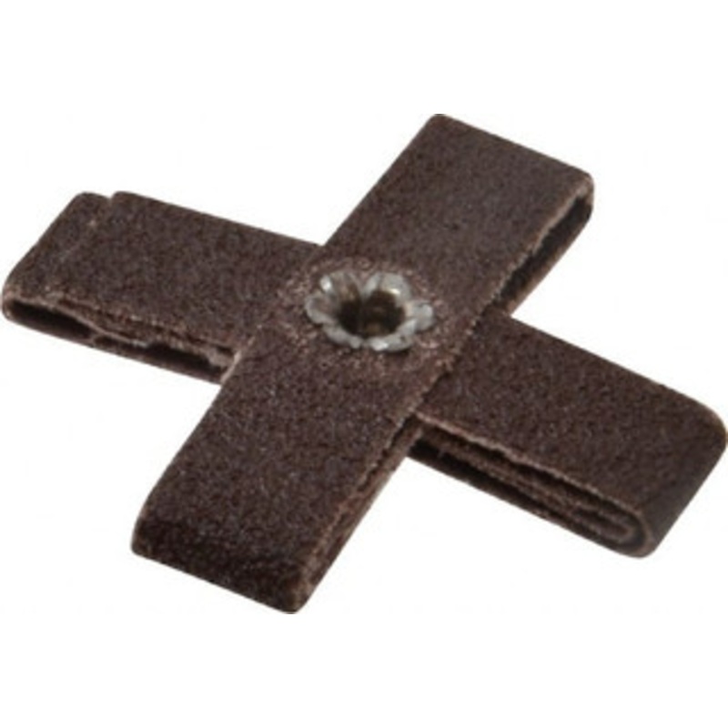 Made in USA 60 Grit, Medium Grade, Aluminum Oxide Cross Pad 2 Long x 1/2 Wide x 1/2 Thick, Cloth Backed, X Backing Weight, 8 Ply, 24,000 Max RPM 809775-69426 – 88016985