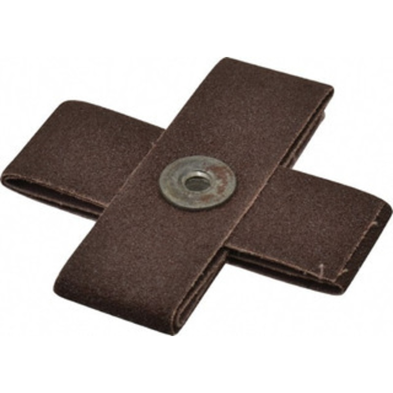 Made in USA 80 Grit, Medium Grade, Aluminum Oxide Cross Pad 3 Long x 1 Wide x 1 Thick, Cloth Backed, X Backing Weight, 8 Ply, 15,000 Max RPM 809775-69728 – 57291908