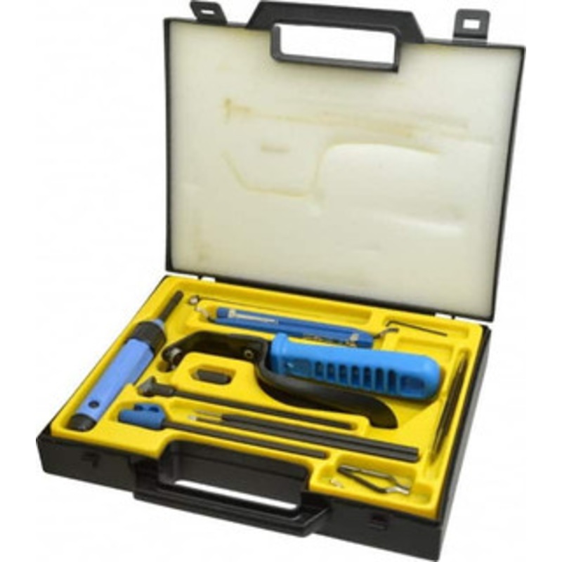 Noga 23 Piece High Speed Steel Hand Deburring Tool Set Blade Type S10, S20, S30, S150, N1, N2, N80, N80K, D50, D66, C20, RD10.4, EX18, Holder Type C, D, K, N, S, NX 1000 – 05752787