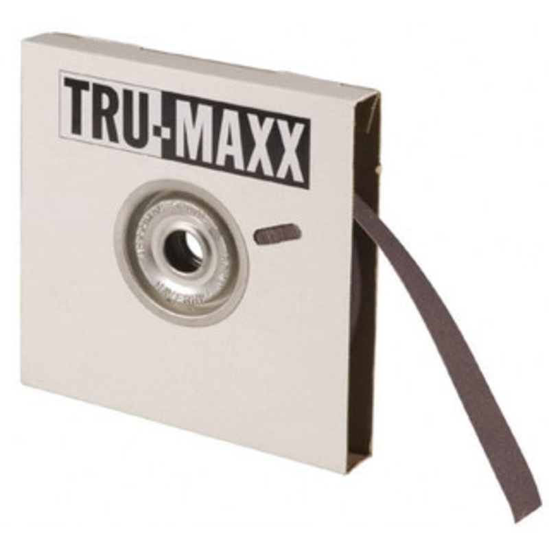 Tru-Maxx 1 x 50 Yd 400 Grit Aluminum Oxide Shop Roll Super Fine Grade, J Weighted Cloth Backing 50139 – 01135938