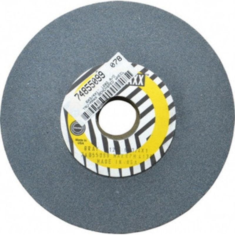 Tru-Maxx 120 Grit Aluminum Oxide Bench & Pedestal Grinding Wheel 6 Diam x 1 Hole x 3/4 Thick, 5410 Max RPM, O Hardness, Fine Grade , Vitrified Bond 66253255100 – 74855099