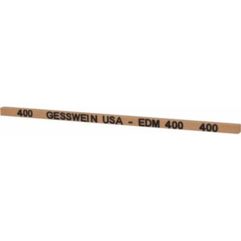 Made in USA 400 Grit Aluminum Oxide Square Polishing Stone Super Fine Grade, 1/8 Wide x 4 Long x 1/8 Thick 890-6269 – 05094339