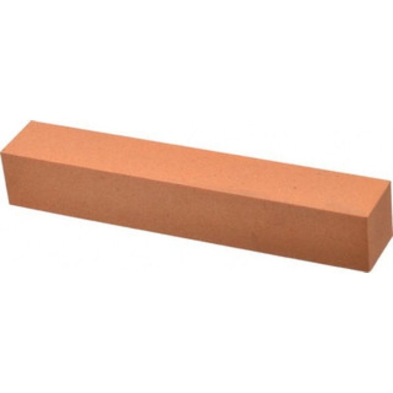 Made in USA 6 Long x 1 Wide x 1 Thick, Aluminum Oxide Sharpening Stone Square, Fine Grade UF42 – 05110242