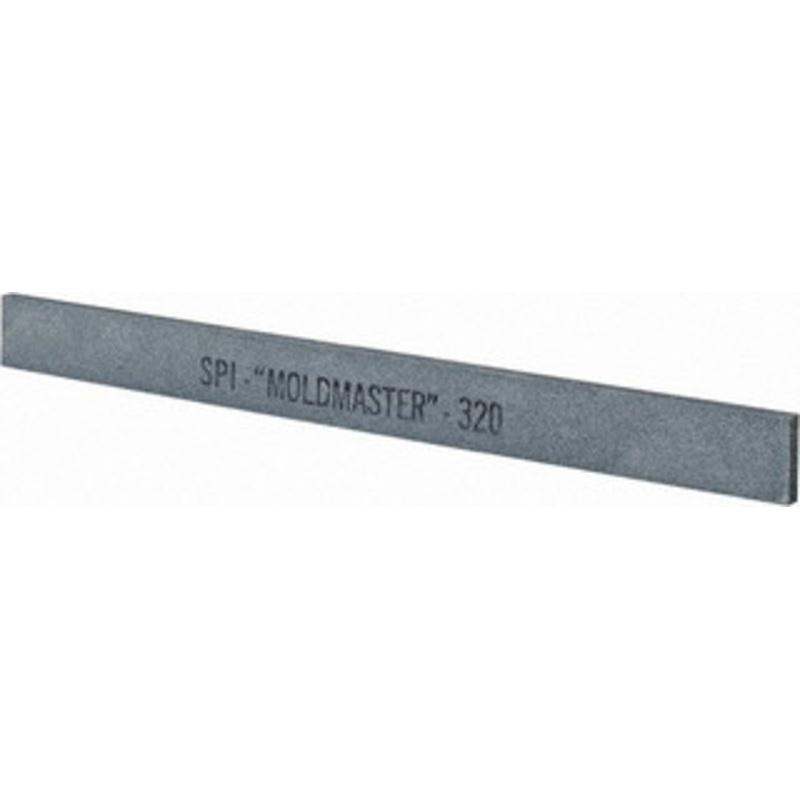 Made in USA 320 Grit Silicon Carbide Rectangular Polishing Stone Extra Fine Grade, 1/2 Wide x 6 Long x 1/8 Thick 81-432-7 – 05943865