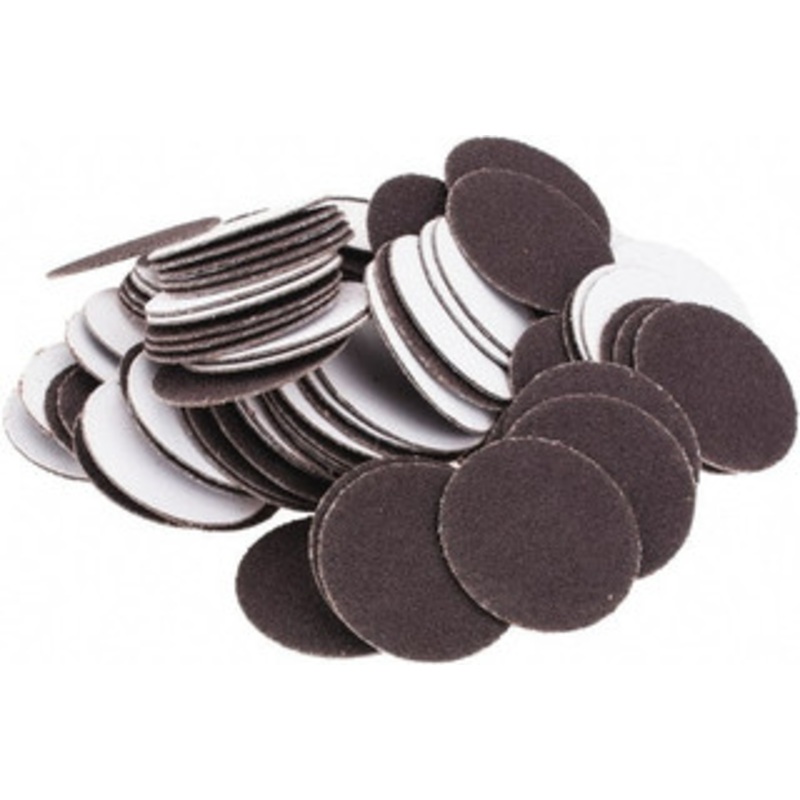 Tru-Maxx 1-1/2 Diam, 120 Grit Aluminum Oxide Adhesive PSA Disc Fine Grade, X Weighted Cloth Backing, For Right Angle/Vertical Shaft Portable Grinders 7000015-120 – 44299105