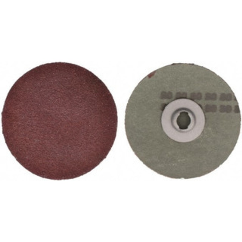Tru-Maxx 3 80 Grit Aluminum Oxide Quick Change Disc Type S Attachment, Medium Fine Grade, Maroon, Coated, Fiber Backing, SocAtt Type 2 Compatible 502335 – 91847525
