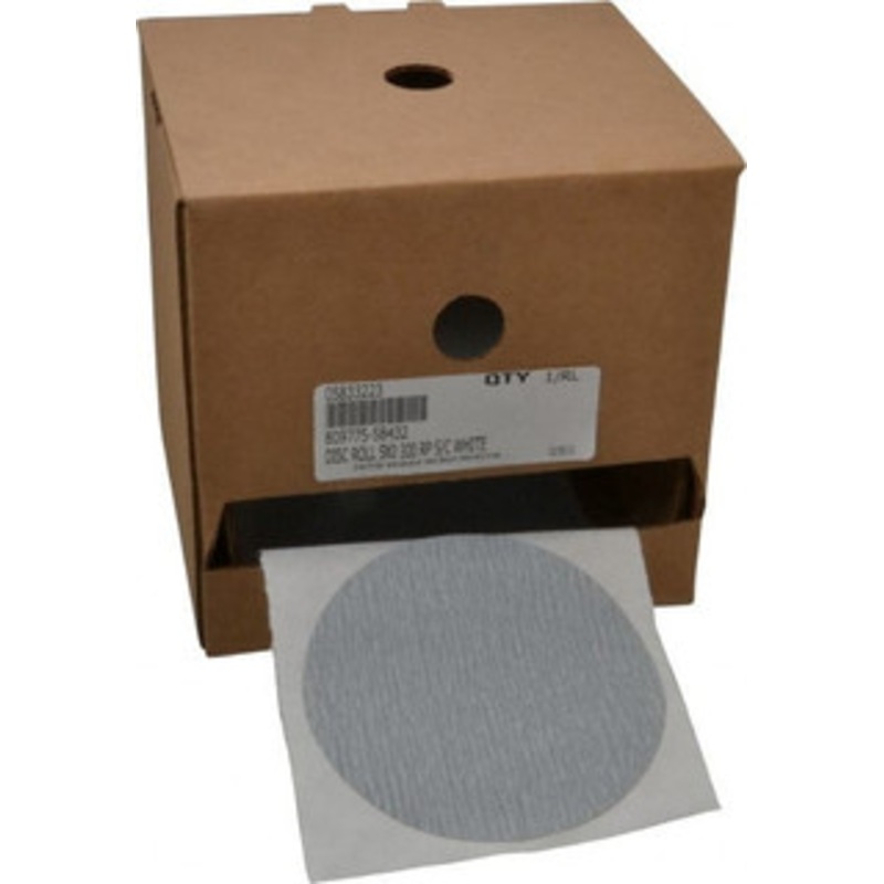 Made in USA 5 Diam, 320 Grit Silicon Carbide Adhesive PSA Disc Extra Fine Grade, B Weighted Paper Backing, For Low Speed Dual-Action Sanders, Random Orbital Sanders 809775-58432 – 05833223