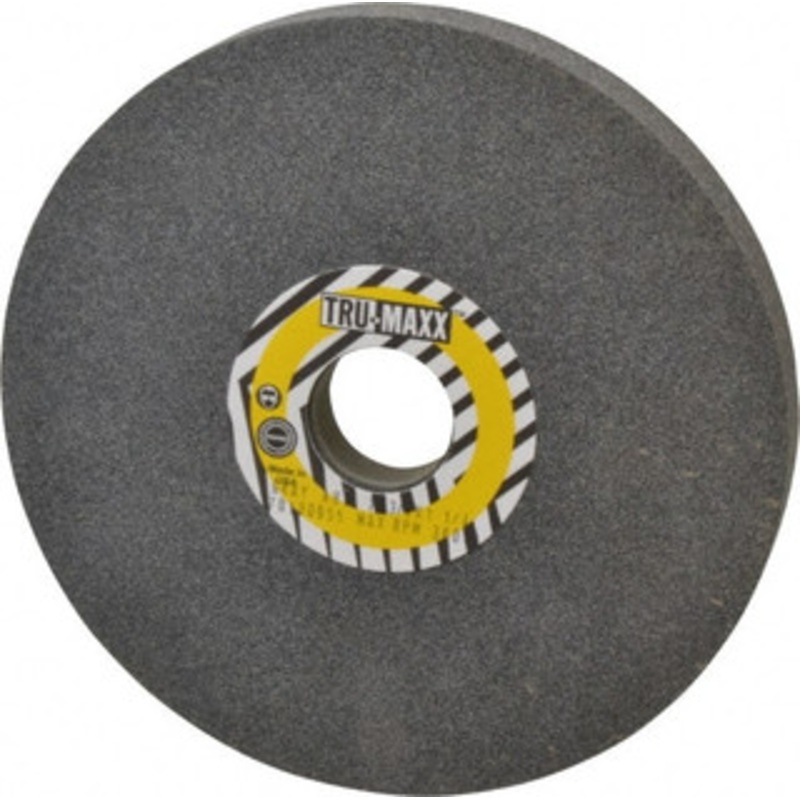 Tru-Maxx 80 Grit Aluminum Oxide Bench & Pedestal Grinding Wheel 7 Diam x 1-1/4 Hole x 3/4 Thick, 3600 Max RPM, O Hardness, Medium Grade , Vitrified Bond 66243496700 – 70180955