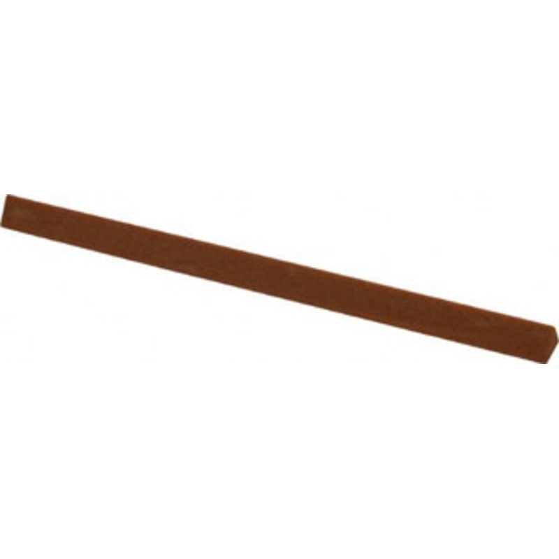 Made in USA 4 Long x 1/4 Wide x 1/4 Thick, Aluminum Oxide Sharpening Stone Triangle, Fine Grade UF10 – 05110440