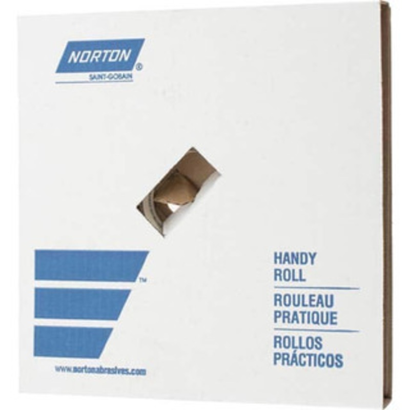Norton 1 x 50 Yd 180 Grit Aluminum Oxide Shop Roll Very Fine Grade, J Weighted Cloth Backing 66261136186 – 63938948