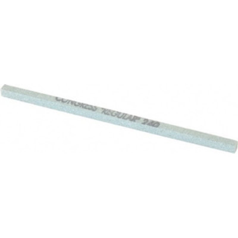 Made in USA 240 Grit Silicon Carbide Square Polishing Stone Very Fine Grade, 5/32 Wide x 4 Long x 5/32 Thick REG240532S4 – 05943055