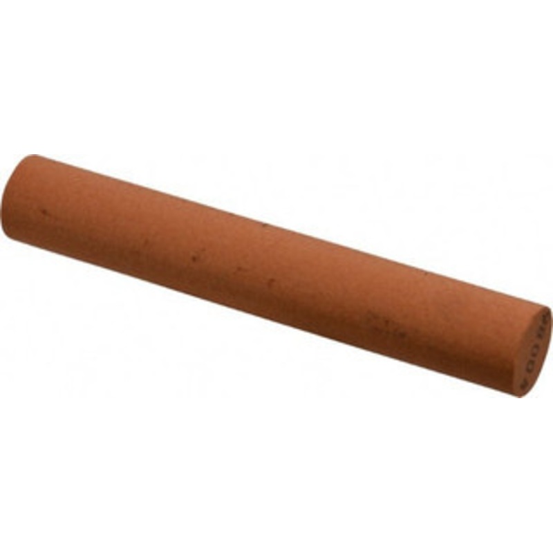 Made in USA 6 Long x 1 Diam x 1 Thick, Aluminum Oxide Sharpening Stone Round, Fine Grade UF72 – 05111125
