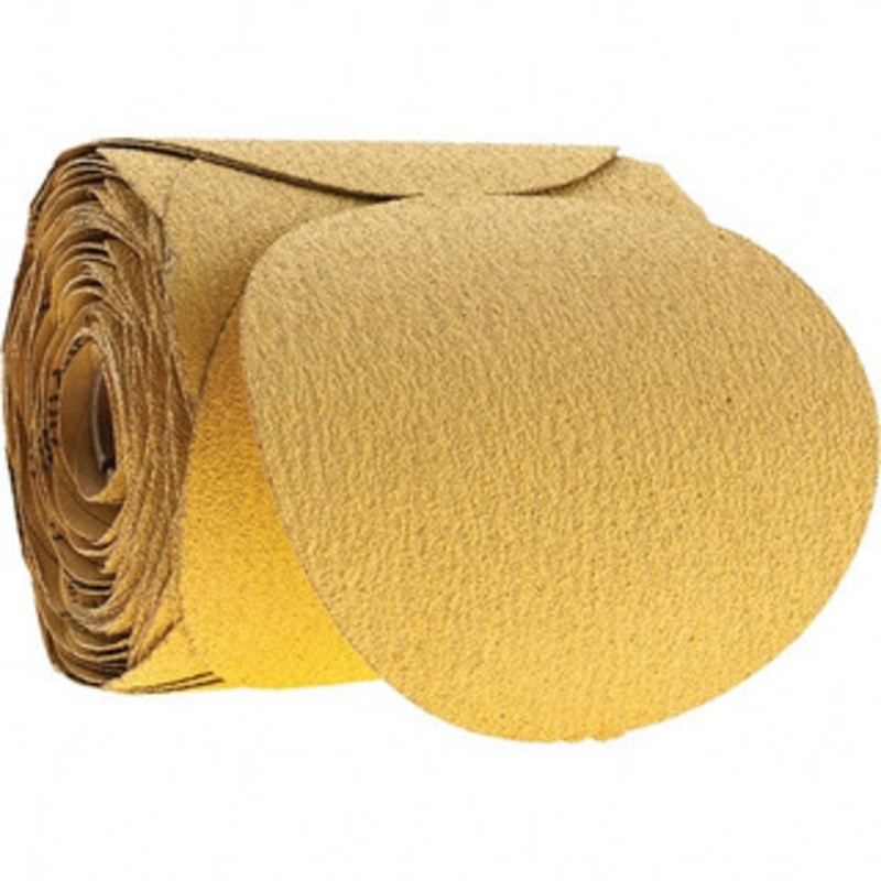 Tru-Maxx 6 Diam, 60 Grit Aluminum Oxide Adhesive PSA Disc Medium Grade, Gold, C Weighted Backing, Flexible, 3,000 Max RPM 3689552 – 30595631