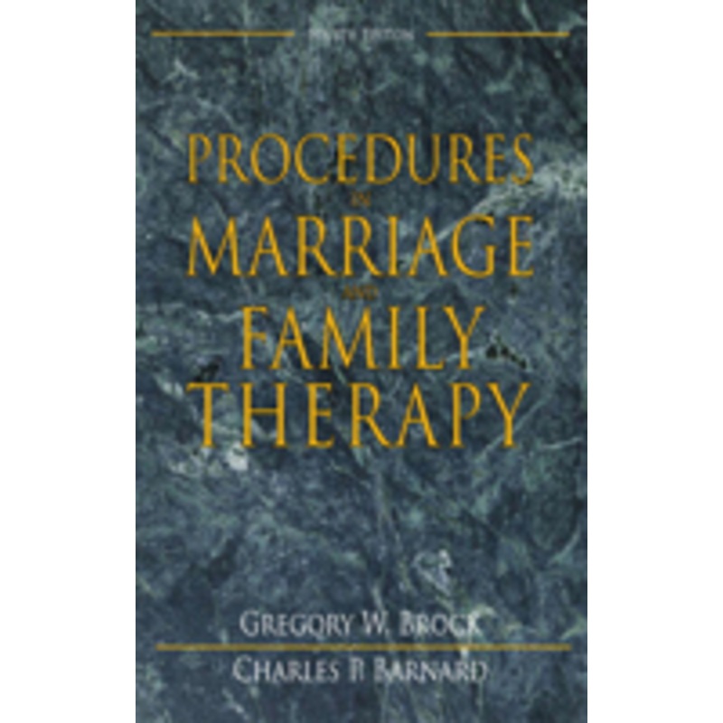 procedures in marriage and family therapy