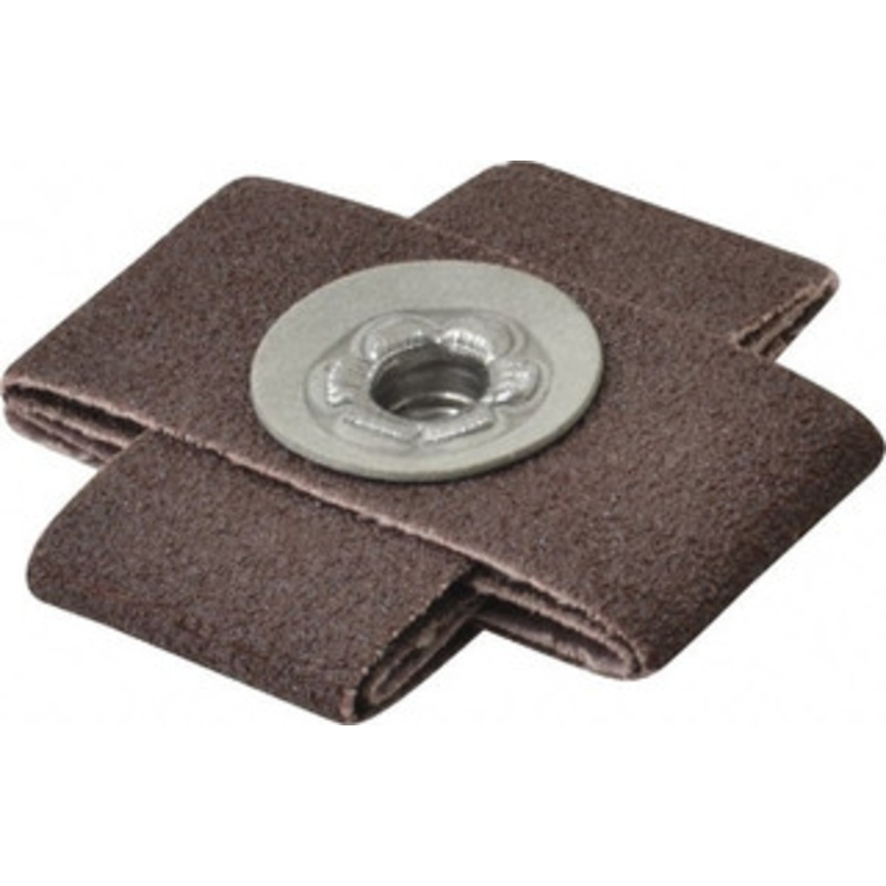 Made in USA 80 Grit, Medium Grade, Aluminum Oxide Cross Pad 2 Long x 1 Wide x 1 Thick, Cloth Backed, X Backing Weight, 8 Ply, 24,000 Max RPM 809775-69548 – 88052329