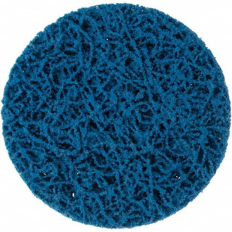Norton Deburring Discs, Disc Diameter (Inch): 2, Abrasive Material: Aluminum Oxide, Grade: Regular, Connector Type: Type R Quick Change, Thickness: 1/4 (Inch), Color: Blue 66254497067 – 59997320