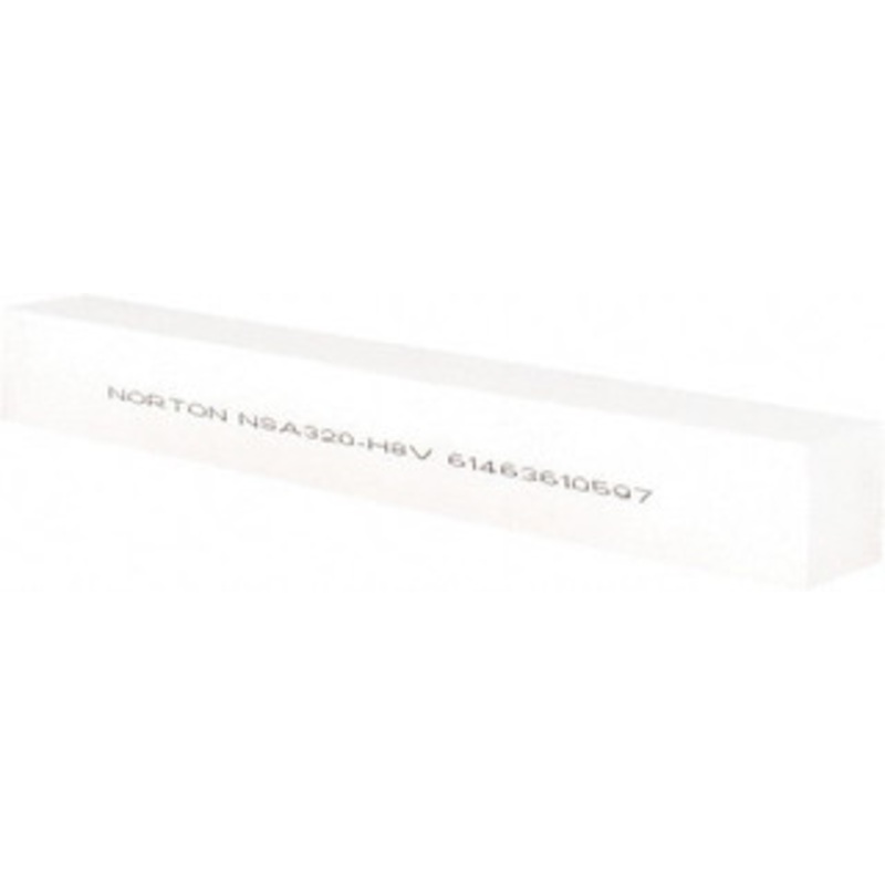 Norton 320 Grit Aluminum Oxide Square Dressing Stick 8 x 1 x 1, Extra Fine Grade, Vitrified Bond 61463610597 – 97890321