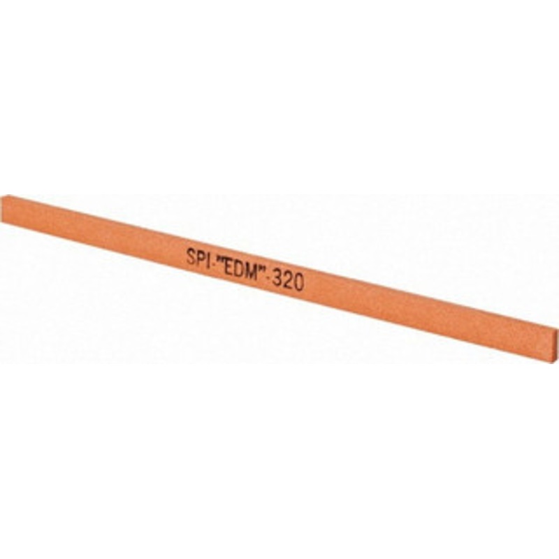 Made in USA 320 Grit Aluminum Oxide Rectangular Polishing Stone Extra Fine Grade, 1/4 Wide x 6 Long x 1/8 Thick 81-483-0 – 05943345