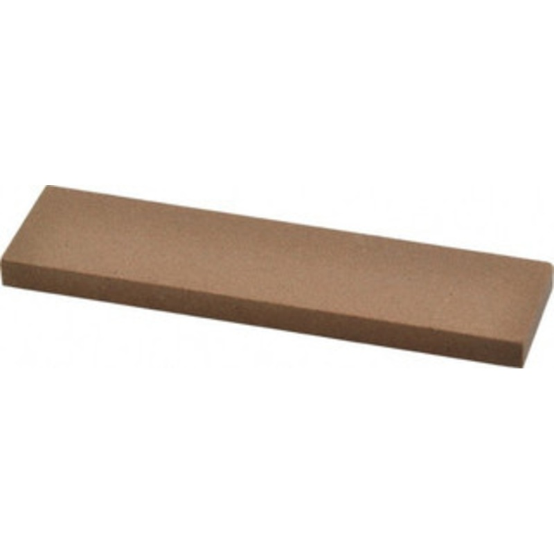 Made in USA 4 Long x 1 Wide x 1/4 Thick, Aluminum Oxide Sharpening Stone Rectangle, Medium Grade U146A – 05108626