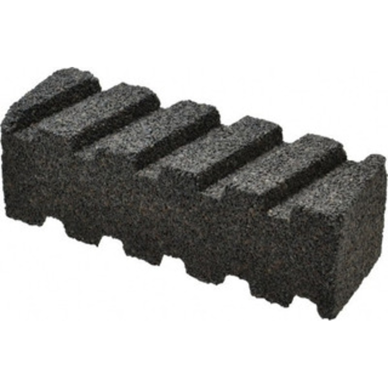 Made in USA 6 Long x 2 Wide x 2 Thick, Silicon Carbide Sharpening Stone Fluted Rectangle, 24 Grit, Very Coarse Grade UHR241 – 07558075