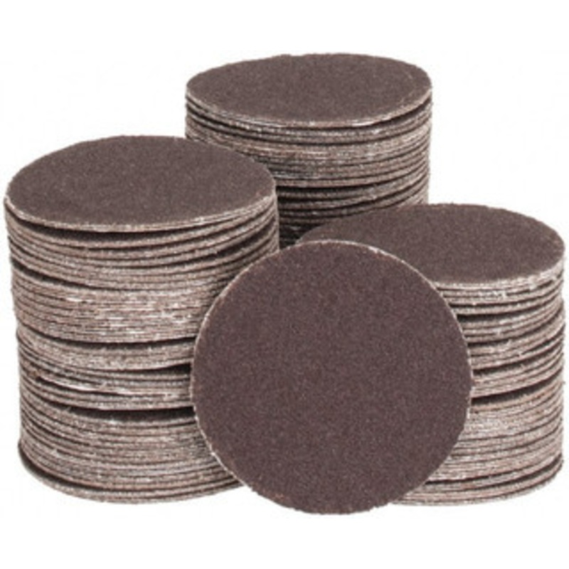 Tru-Maxx 1-1/2 Diam, 180 Grit Aluminum Oxide Adhesive PSA Disc Very Fine Grade, X Weighted Cloth Backing, For Right Angle/Vertical Shaft Portable Grinders 7000150-180 – 78281474