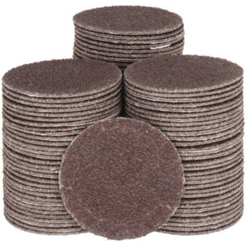 Tru-Maxx 1-1/2 Diam, 80 Grit Aluminum Oxide Adhesive PSA Disc Medium Grade, X Weighted Cloth Backing, For Right Angle/Vertical Shaft Portable Grinders 7000150-80 – 78281417