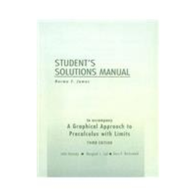 a graphical approach to precalculus with limits student’s solutions manual