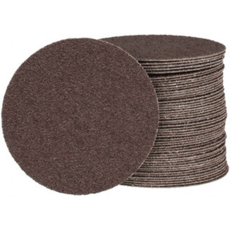 Tru-Maxx 4 Diam, 50 Grit Aluminum Oxide Adhesive PSA Disc Coarse Grade, X Weighted Cloth Backing, For Right Angle/Vertical Shaft Portable Grinders 7000400-50 – 78280799