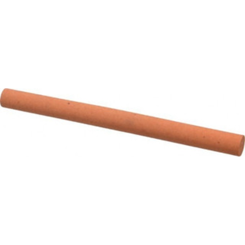 Made in USA 6 Long x 1/2 Diam x 1/2 Thick, Aluminum Oxide Sharpening Stone Round, Fine Grade UF66 – 05111067