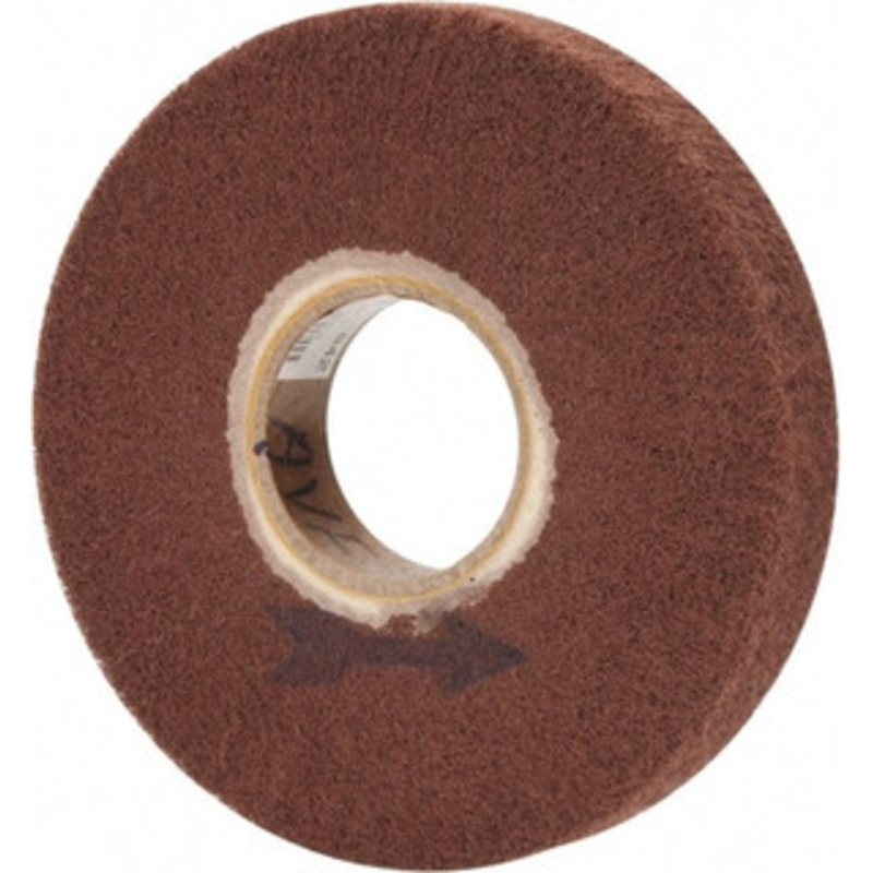 Made in USA 6 x 1 220 Grit Aluminum Oxide Unmounted Flap Wheel Nonwoven, Very Fine Grade, 2 Center Hole, 3,400 Max RPM 6X1X2 FLAP 7A V – 00537316
