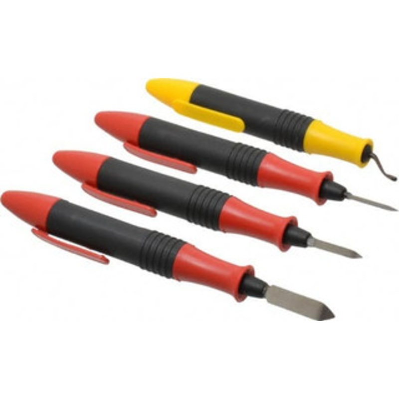 Shaviv Hand Deburring Tool Set Plastic Handle 154-90081 – 02724763