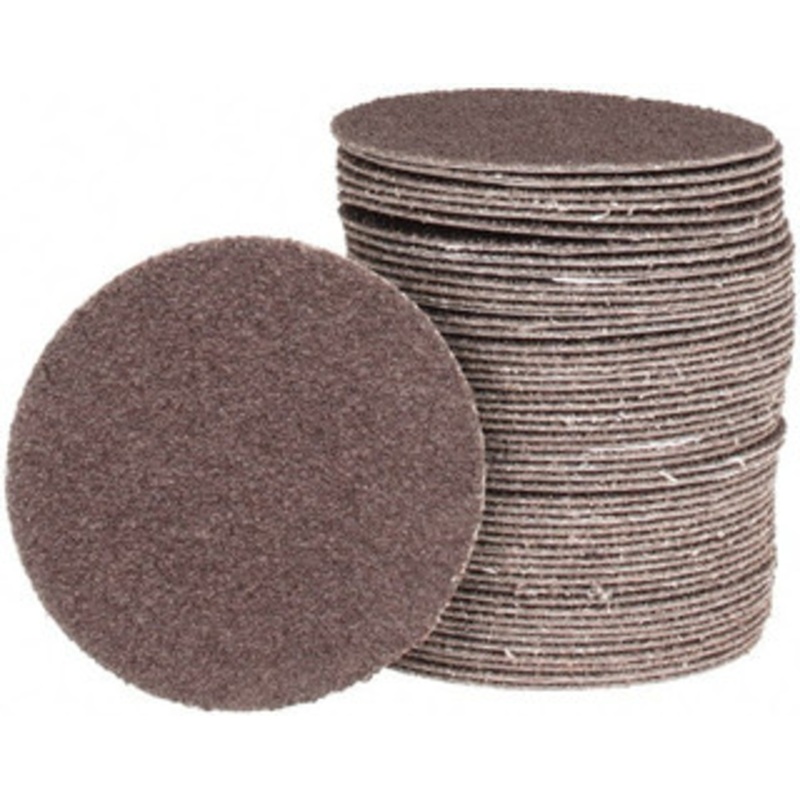Tru-Maxx 3 Diam, 50 Grit Aluminum Oxide Adhesive PSA Disc Coarse Grade, X Weighted Cloth Backing, For Right Angle/Vertical Shaft Portable Grinders 7000300-50 – 78281656