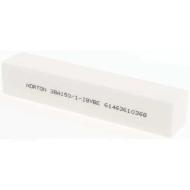 Norton 150 Grit Aluminum Oxide Square Dressing Stick 4 x 3/4 x 3/4, Very Fine Grade, Vitrified Bond 61463610368 – 95275954