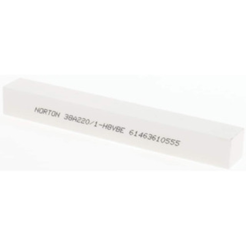 Norton 220 Grit Aluminum Oxide Square Dressing Stick 4 x 1/2 x 1/2, Very Fine Grade, Vitrified Bond 61463610555 – 98389901