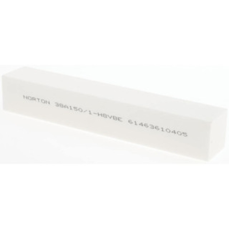 Norton 150 Grit Aluminum Oxide Square Dressing Stick 6 x 1 x 1, Very Fine Grade, Vitrified Bond 61463610405 – 99766362