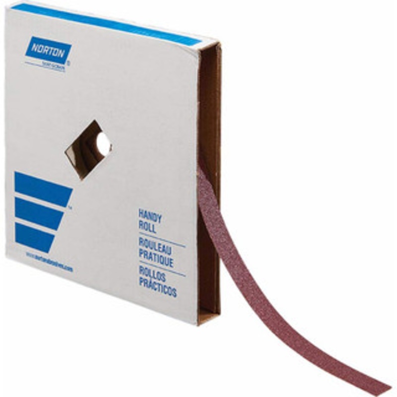 Norton 1 x 50 Yd 120 Grit Aluminum Oxide Shop Roll J Weighted Shop Roll Backing 66261136181 – 50519354