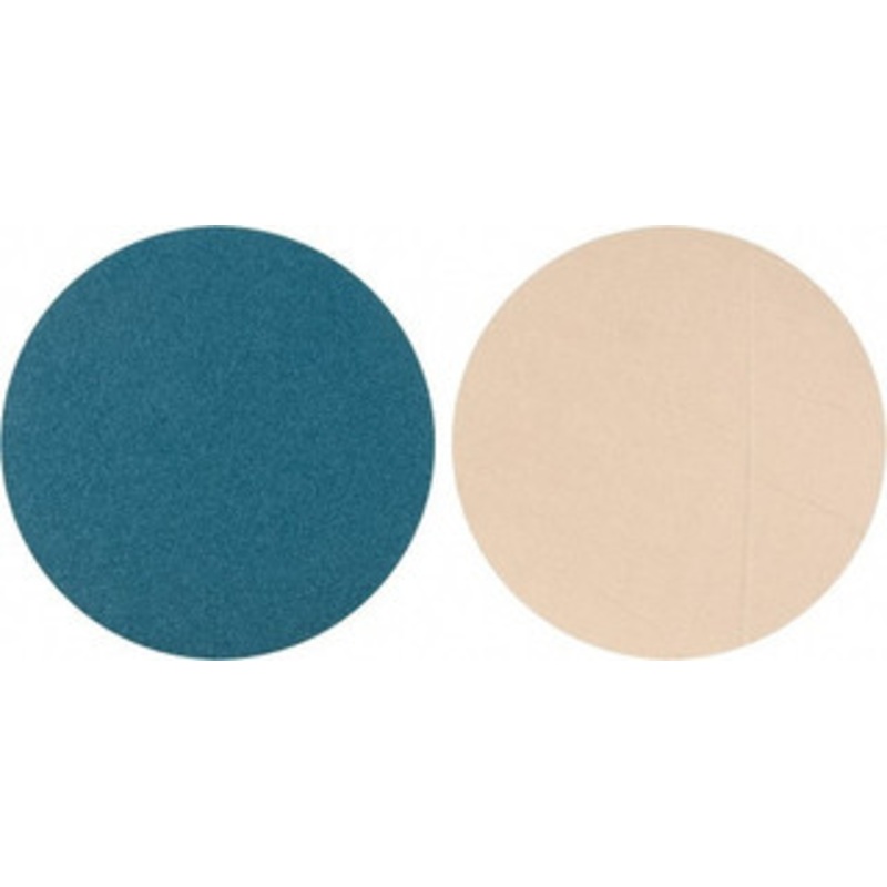 Superior Abrasives 16 Diam, 40 Grit Zirconia Alumina Adhesive PSA Disc Coarse Grade, Blue, Cloth Backing, Flexible 17474 – 01008770