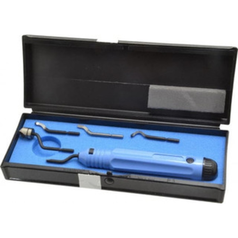 Noga 6 Piece High Speed Steel Hand Deburring Tool Set Blade Type S10, S20, S30, RD3.2, RD10.4, For Holes, Straight Edges, Curved Edges RD2001 – 00600361