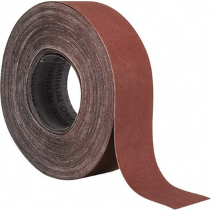 Tru-Maxx 2 x 50 Yd 500 Grit Aluminum Oxide Shop Roll Super Fine Grade, J Weighted Cloth Backing 50269 – 01136043