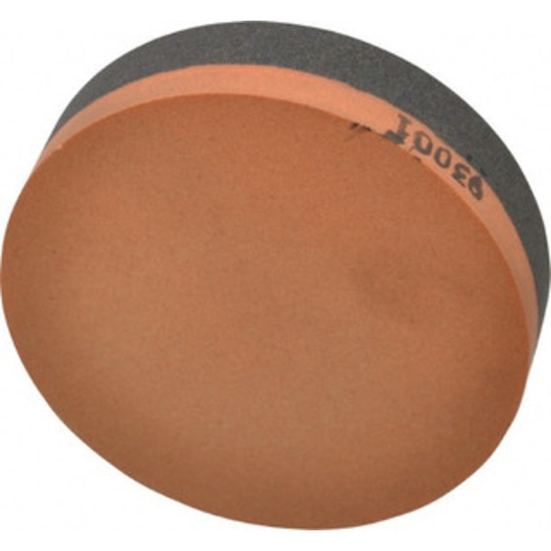 Made in USA 4 Long x 1 Diam x 1 Thick, Aluminum Oxide Sharpening Stone Round, Coarse, Fine Grade U107A – 05108543