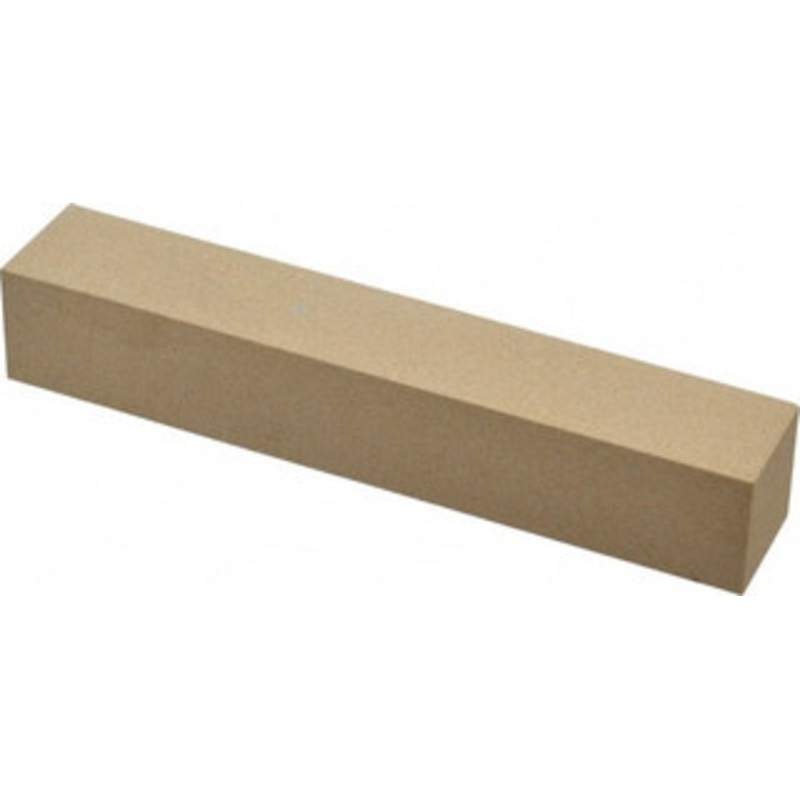 Made in USA 400 Grit Aluminum Oxide Square Polishing Stone Super Fine Grade, 1 Wide x 6 Long x 1 Thick 25865 – 01555960