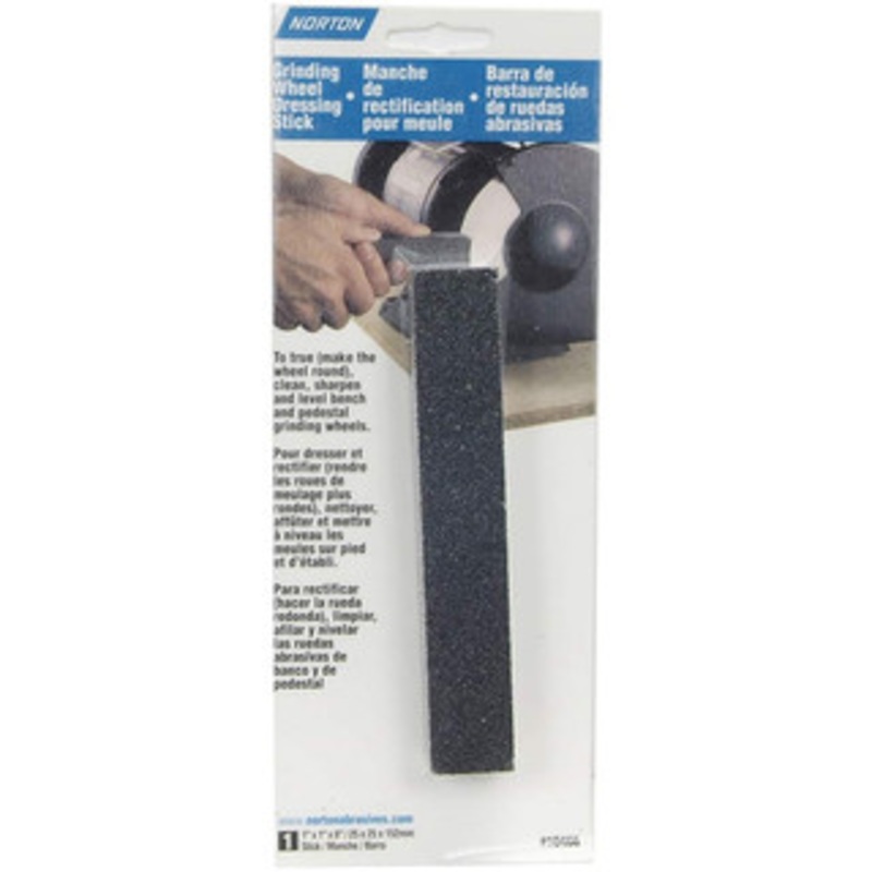 Norton 16 Grit Silicon Carbide Rectangular Dressing Stick 8 x 1 x 2, Very Coarse Grade, Vitrified Bond 61463610482 – 85323384