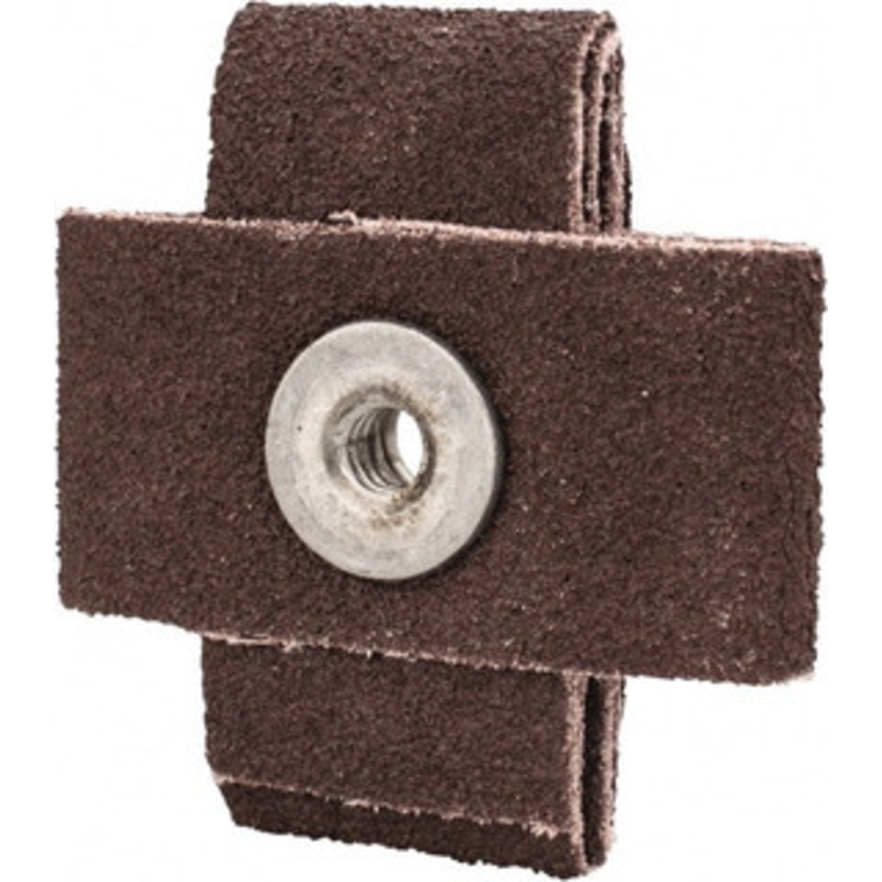 Made in USA 60 Grit, Medium Grade, Aluminum Oxide Cross Pad 2 Long x 1 Wide x 1 Thick, Cloth Backed, X Backing Weight, 10 Ply, 24,000 Max RPM 809775-69576 – 63176994