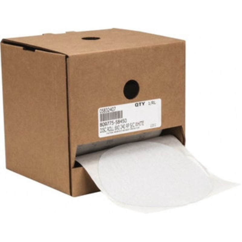 Made in USA 6 Diam, 240 Grit Silicon Carbide Adhesive PSA Disc Very Fine Grade, B Weighted Paper Backing, For Low Speed Dual-Action Sanders, Random Orbital Sanders 809775-58450 – 05832407