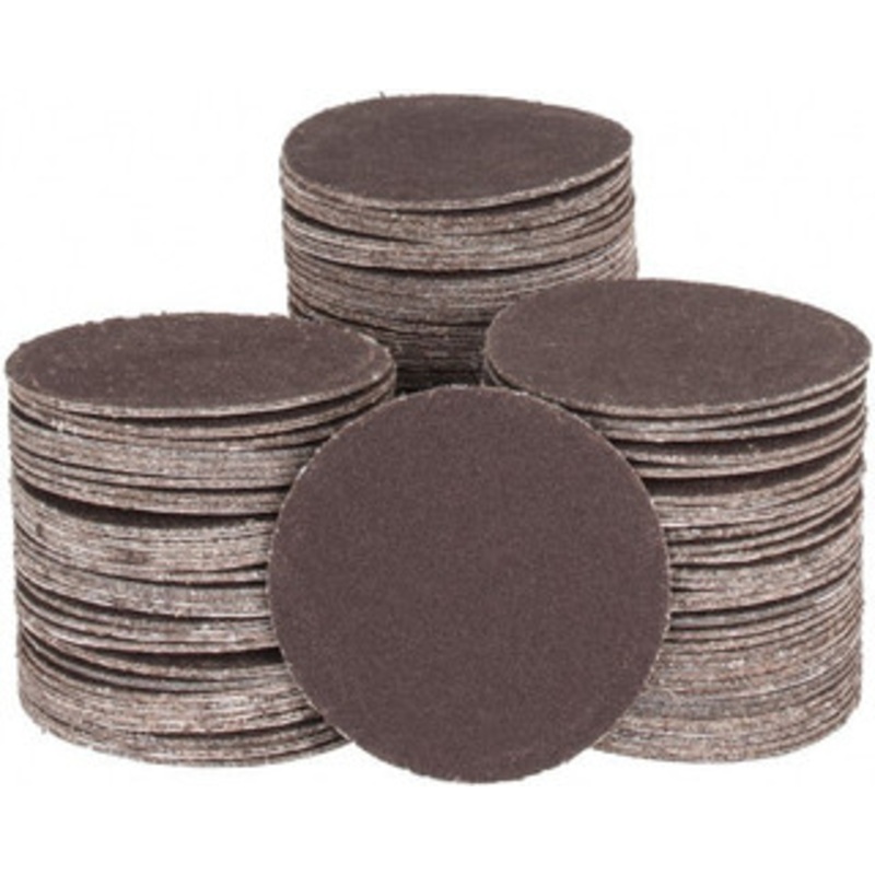 Tru-Maxx 1-1/2 Diam, 320 Grit Aluminum Oxide Adhesive PSA Disc Extra Fine Grade, X Weighted Cloth Backing, For Right Angle/Vertical Shaft Portable Grinders 7000150-320 – 78281466