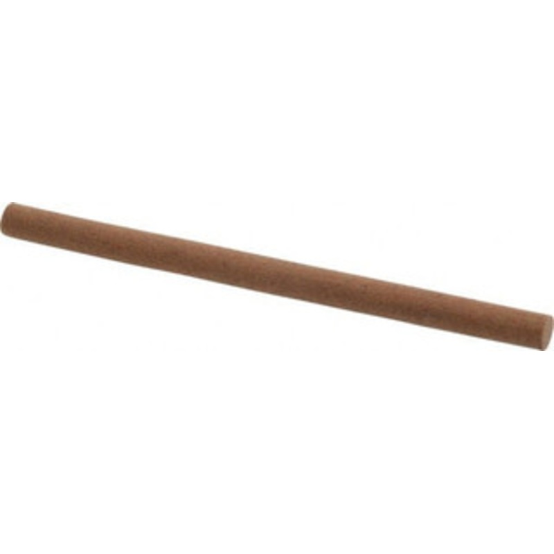 Made in USA 4 Long x 1/4 Diam x 1/4 Thick, Aluminum Oxide Sharpening Stone Round, Medium Grade UM26 – 05110960