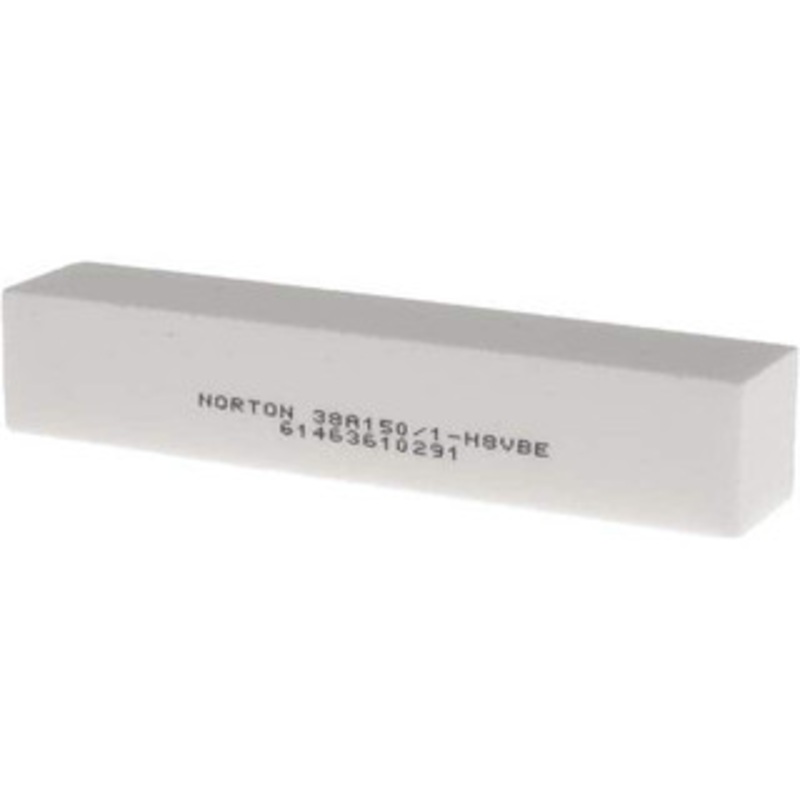 Norton 150 Grit Aluminum Oxide Square Dressing Stick 4 x 3/4 x 3/4, Very Fine Grade, Vitrified Bond 61463610291 – 06252167