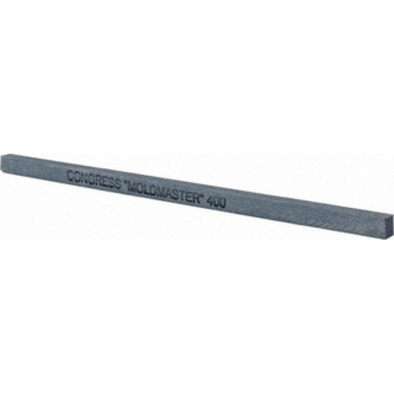 Made in USA 400 Grit Silicon Carbide Square Polishing Stone Super Fine Grade, 1/4 Wide x 6 Long x 1/4 Thick 81-428-5 – 05943881