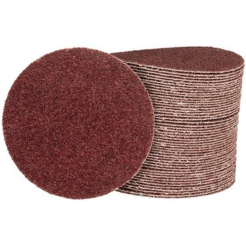 Tru-Maxx 5 Diam, 24 Grit Aluminum Oxide Adhesive PSA Disc Very Coarse Grade, X Weighted Cloth Backing, For Dual-Action/Orbital Sanders, Right Angle/Vertical Shaft Portable Grinders 7000500-24 – 78280765