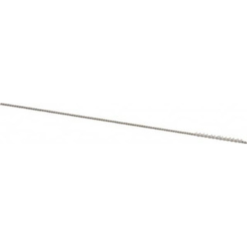 Made in USA 0.094 Diam Helical Nylon Tube Brush 0.008 Filament Diam, 3/4 Brush Length, 4 OAL, 0.043 Diam Stainless Steel Shank 09-350284 – 03717543